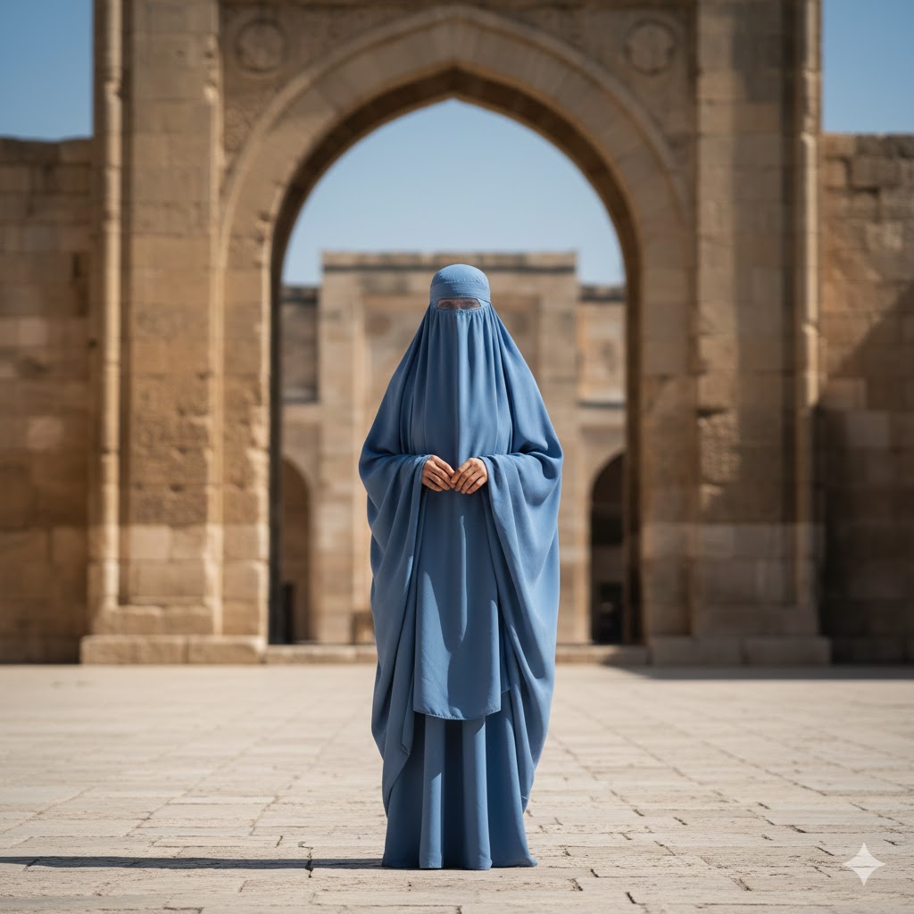 ¿Por qué la prohibición del burka no tiene nada que ver con la libertad religiosa? Imagen generada con Gemini